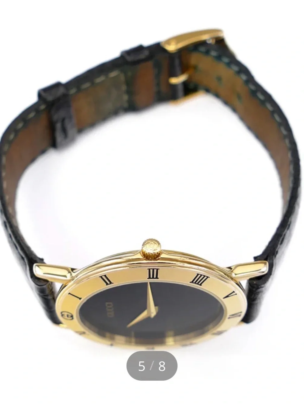 Gucci 3000L Ladies Black Dial,  Gold-Tone Watch